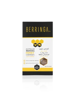 BERRINGA Manuka Honey Lozenges Lemon & Menthol Box 10'S