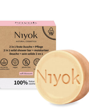 Niyok 2 in 1 Shower Bar - Moisturiser - Soft Blossom