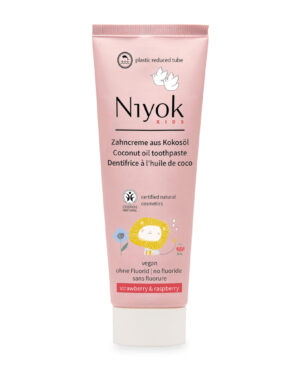 Niyok Toothpaste Kids Coconut Oil - Strawberry - Raspberry