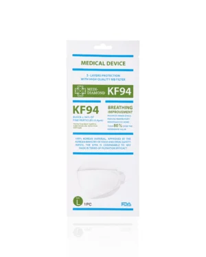 KF94 Face Mask Box White (25Pieces)
